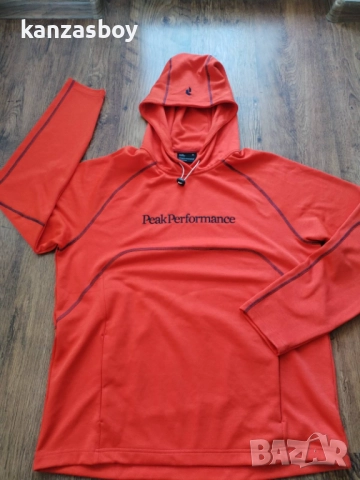 peak performance will hood. - страхотно мъжко горнище КАТО НОВО 2ХЛ, снимка 5 - Спортни дрехи, екипи - 51796835