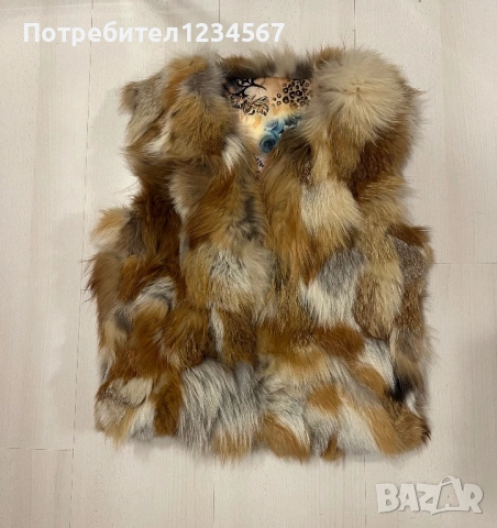 Уникален елек от естествен косъм ХС, С рр, нов