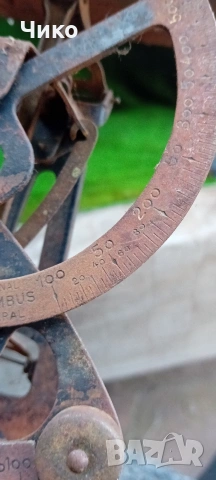 Старо оригинално пощенско кантарче , снимка 11 - Антикварни и старинни предмети - 54113433