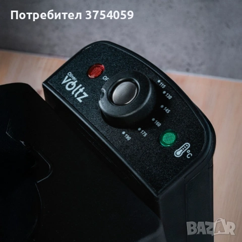Фритюрник Voltz, 2000W, 2л./ 3л., демонтиращ се съд, капак и филтър,инокс, 2 ГОДИНИ ГАРАНЦИЯ, снимка 6 - Фритюрници - 53130380
