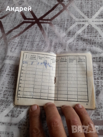 Стара Членска Карта Български Пчеларски Съюз, снимка 3 - Други ценни предмети - 51634071