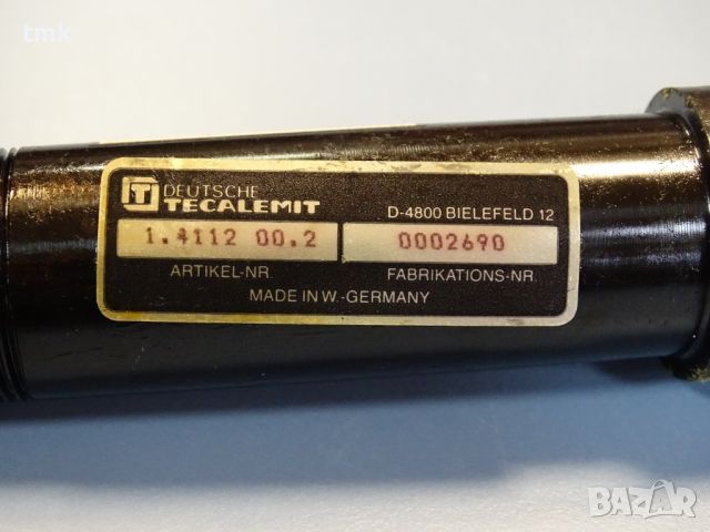 Дозатор за грес DEUTSCHE TECALEMIT 1.4112 00.2 single grease injector, снимка 2 - Резервни части за машини - 45336905