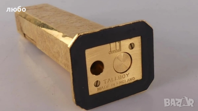 Запалка DUNHIL TALLBOY Във 20 м Златно Покритие , снимка 2 - Запалки - 52542203