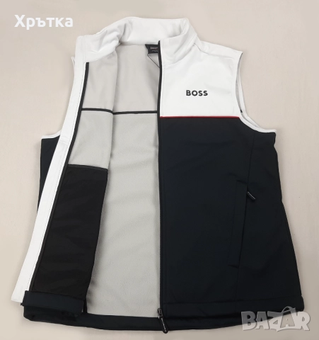 Porsche Motorsport x Boss Softshell Vest - Оригинален мъжки елек размер M, снимка 10 - Якета - 52935424
