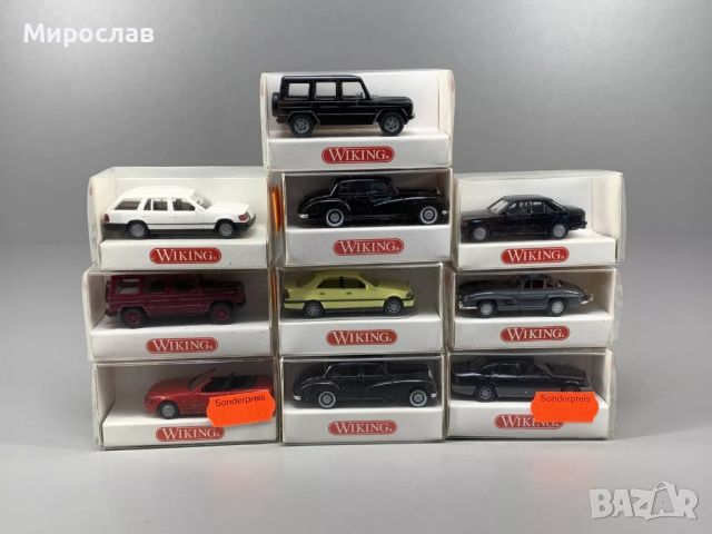 WIKING H0 1/87 MERCEDES И ДР. МОДЕЛ КОЛИЧКА, снимка 1 - Колекции - 46035838