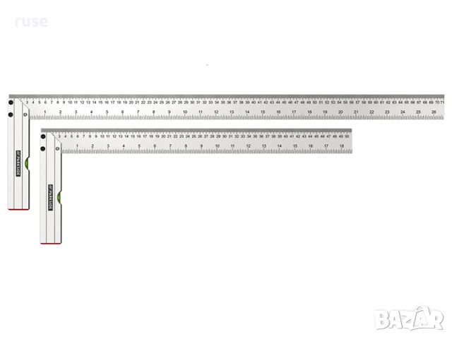 НОВИ! Прав ъгъл 2 броя 700/400мм Parkside, снимка 1 - Други инструменти - 46629112