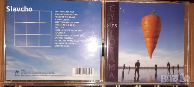 Компакт дискове на - Styx – Cyclorama (2003, CD)/Pissing Razors - Live in the Devils Triangle, снимка 7 - CD дискове - 39308356