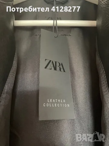 100% овча кожа Zara, снимка 3 - Якета - 47169230