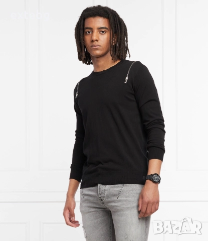 LES HOMMES памучен пуловер XXL, снимка 4 - Пуловери - 52515061