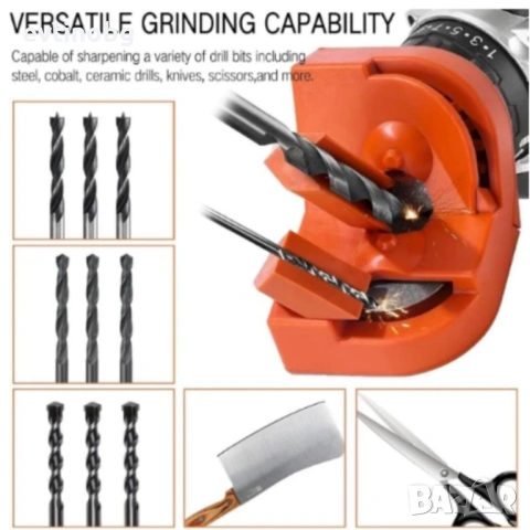 Компактно точило за свредла – възстановява остротата бързо и лесно, снимка 6 - Куфари с инструменти - 53828930