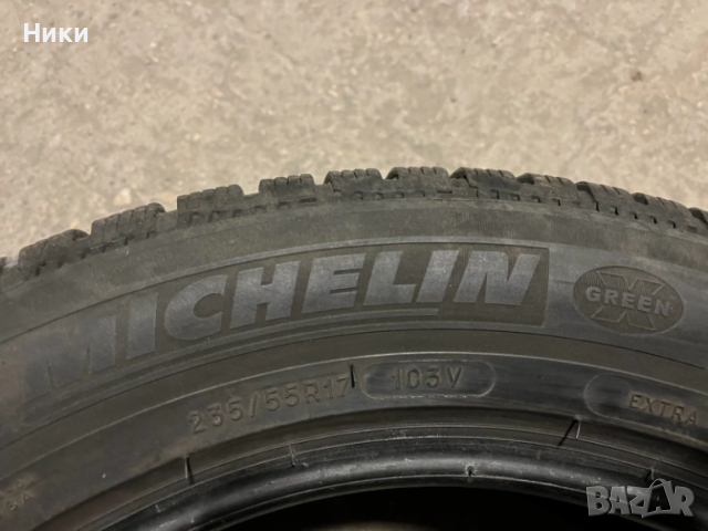 2 бр.235/55/17 Michelin ,Pilot Alpin, снимка 4 - Гуми и джанти - 52938479