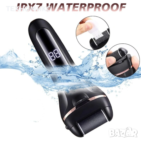 Електрическа пила за крака, с 3 ролкови глави, премахване на мазоли, снимка 14 - Друга електроника - 53865598