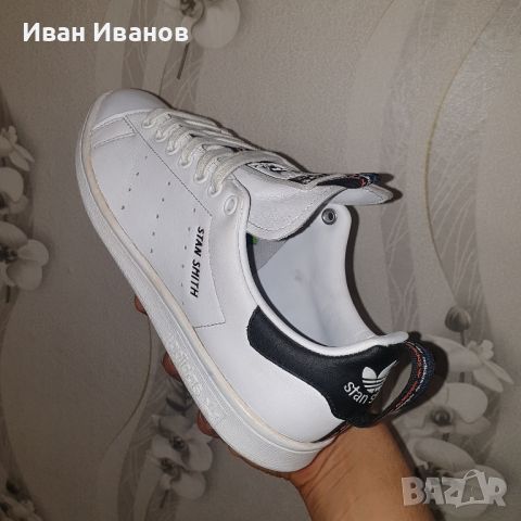 маратонки adidas Stan Smith 'White Black' номер 41,5-42, снимка 8 - Маратонки - 45734522