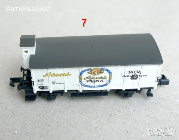 Товарни и пътнически вагони N (1:160) - от 5 до 8, снимка 11 - Колекции - 49361870