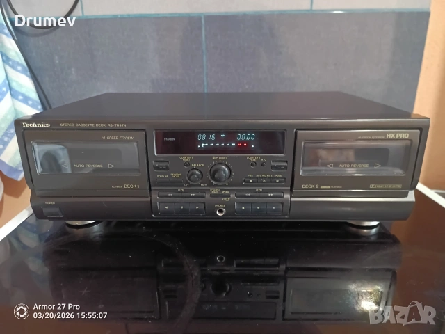 Продавам двукасетъчен дек TECHNICS RS TR474, снимка 9 - Декове - 53917956