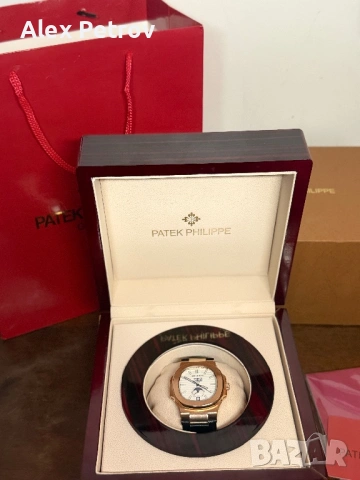 Patek Philippe Nautilus Moonphase, снимка 9 - Мъжки - 53925207