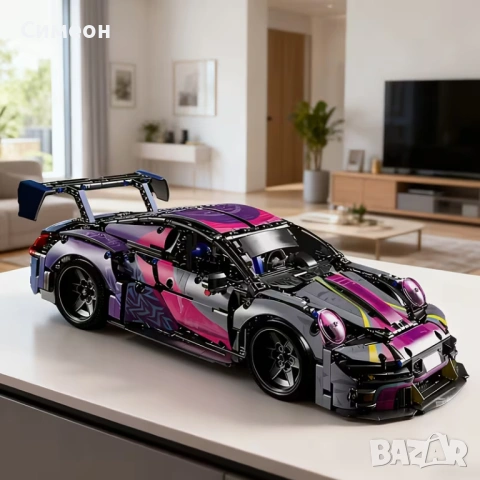 Конструктор кола Порше, снимка 3 - Играчки за стая - 53143552