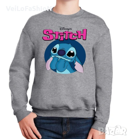 Нова детска ватирана блуза със Стич (Stitch), четири цвята, снимка 4 - Детски Блузи и туники - 45316093