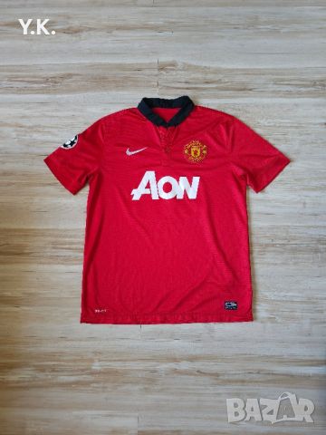 Оригинална мъжка тениска Nike Dri-Fit x F.C. Manchester United x Fellaini / Season 13-14 (Home), снимка 1 - Тениски - 46344176