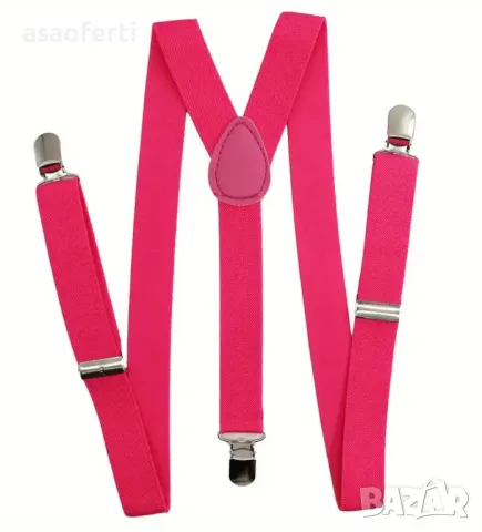 Цикламени мъжки тиранти 