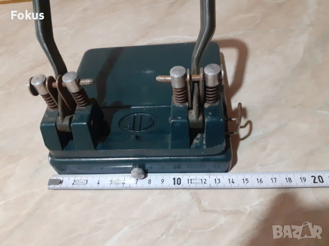 Стар френски метален перфоратор ТИМ антика, снимка 7 - Антикварни и старинни предмети - 53878727