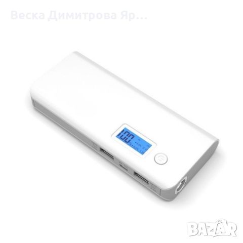 Външна батерия за зареждане на устройства с 2 USB изхода и LED дисплей, снимка 5 - Резервни части за телефони - 46010094