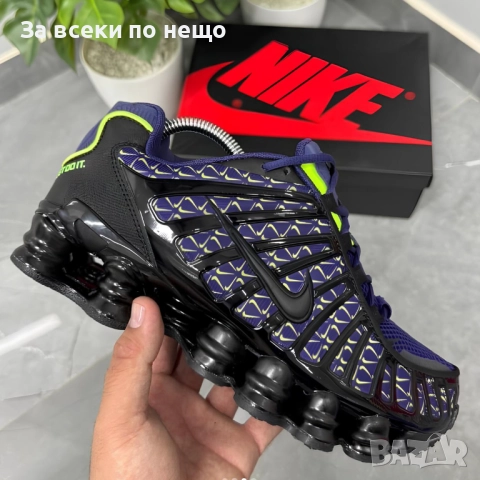Nike Shox TL Black and Blue Унисекс👟Дамски Маратонки С Кутия👟Дамски Спортни Обувки Код SM-116, снимка 1