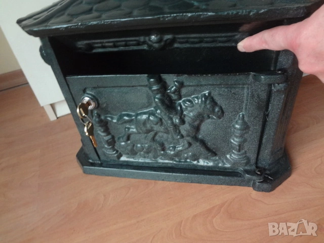 Голяма пощенска кутия-лят алуминий- 2 бр. от Германия, снимка 9 - Градински мебели, декорация  - 53726833