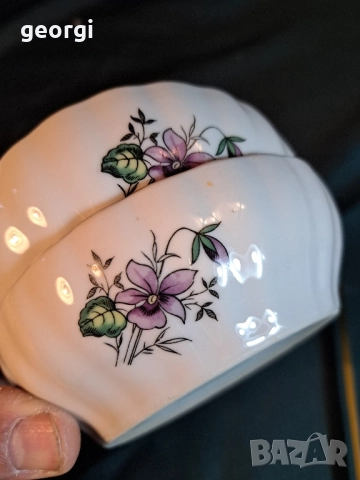 две български порцеланови купички 29/6, снимка 5 - Сервизи - 52809093