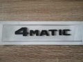 черен надпис Mercedes Benz 4matic нов стил, снимка 4