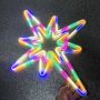 Светеща коледна LED звезда, водоустойчива,52 см, снимка 5