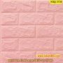 Имитиращи тухли от пяна розови 3D тапети - размер 77х70см 5мм - КОД 3738, снимка 14