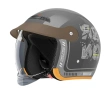 Каска за Мотор/Скутер/АТВ/Тротинетка Бежаво/Сиво, снимка 3
