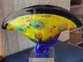 Кристална фруктиера.Original murano glass, снимка 11