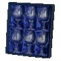 Комплект от 6 кристални чаши за вино Fritzmann, снимка 1 - Колекции - 45321170