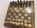 Сирийска седефена дъска за шах и табла, снимка 3