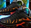 Маратонки Nike Air TN - цвят черно и оранжево, снимка 3