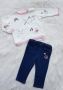 Дънков клин и блуза H&M за бебе 6-9 месеца, снимка 9