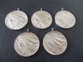 Стари посребрени медали 1944-1945, снимка 1 - Антикварни и старинни предмети - 46032014