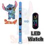 Led Стич Stitch Лило детски часовник електронен тип гривна, снимка 2