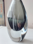 Стара авторска ваза от стъкло фирма Kosta Boda, снимка 3