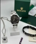 Комплект часовник,гривна и колие Rolex , снимка 2