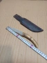 Соц Стар Ръчно Кован Нож От Неръждаема Стомана С Дръжка От Чирен. НОМЕР 686., снимка 11