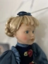 Vtg порцеланова кукла със стойка, снимка 9