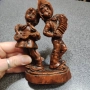 Винтидж восъчна фигурка "Музиканти", ръчно изработена, Германия, снимка 8
