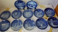 Предлагам поредица 12 броя  чинии Vintage Копенхаген Дания B&G  , снимка 1