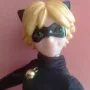 Колекционерска кукла Bandai Miraculous Tales Of Ladybug Cat Noir 11" 2016, снимка 3