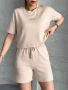 Дамски Летен Комплект Тениска И Къси Панталонки👚🩳Дамски Къс Екип - 4 Цвята Код BS-46, снимка 5