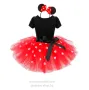 Детски костюм Minnie Mouse Disney, рокля Мини Маус и диадема с ушички и панделка, 150 см, снимка 1