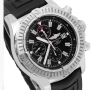Новогодишна промоция!Breitling Super Avenger A13370 48MM Black Dial With Rubber Bracelet, снимка 2